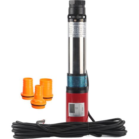 Beyamis Accessoire industriel pour pompe submersible à aspiration simple, 12 V CC, avec câble de 10 mètres (2PI) pour eau. (1/5)