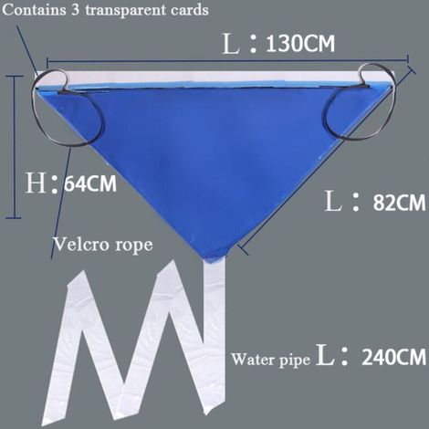 Kit de nettoyage pour climatiseur mural avec tuyau d'arrosage séparé, 130 x 60 cm (1/5)
