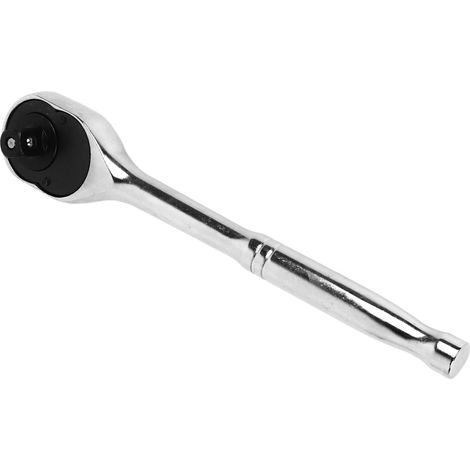 Clé à cliquet métallique à dégagement rapide 24 dents, réversible, avec poignée en forme de gourde de 1/2 pouce. (1/5)