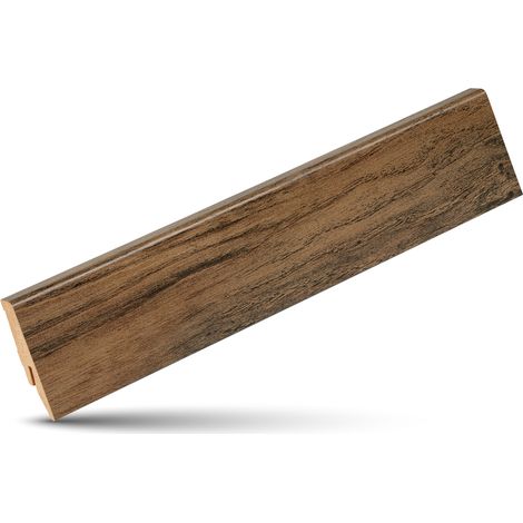 Plinthe Mega Chêne rustique MDF filmé 2400x16x58 mm