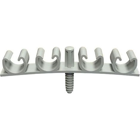 Ing Fixations – Collier de serrage quadruple pour gaine ICTA et tube 22 à 26 mm – Boite de 20 – A331300