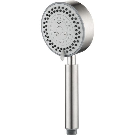 Pommeau de Douche, Bain à cinq vitesses ménage bain chauffe-eau fleur vin tête de lotus Pression en Acier Inoxydable 304 Installation et Nettoyage Faciles