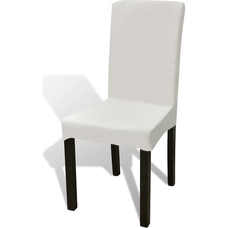 Maison Exclusive - Fodere Elastiche per Sedie 4 pz Crema (1/5)