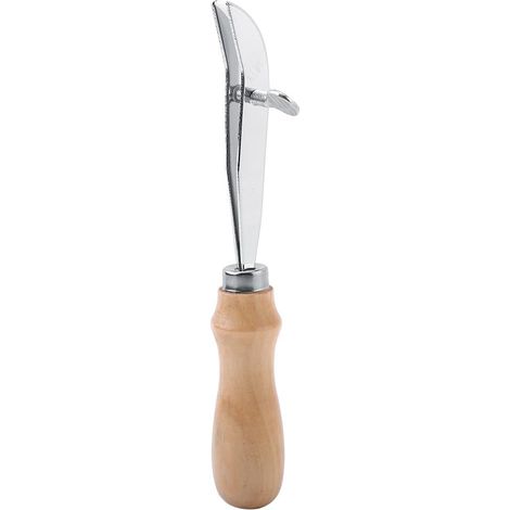 Creaser réglable en cuir de cuir avec la poignée en bois Professional Edge Press Skiving outil de travail pour le bricolage en cuir Artisanat (1/5)