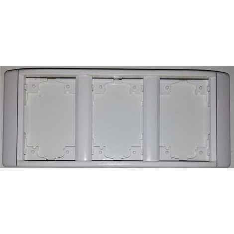 Arnould 65860 Placa 3 postes de luz verticales