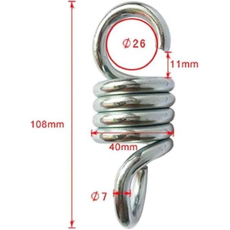 ALLIANDIS2 pièces crochets suspendus 700 lb poids hamac chaise supportée par ressort (1/3)
