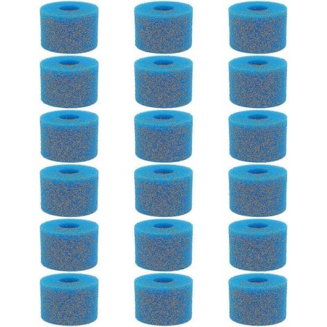 Packung mit 18 waschbaren und wiederverwendbaren Schaumstofffiltern für Pure Spa Whirlpools, Typ S1 (1/5)