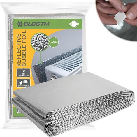 Radiator Reflector Panel, 3.6mm Thermal Insulation, Aluminum Foil, For Domestic Heating (1/5)