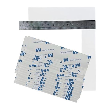 Double Sided Foam Tape 140mm x 30mm Adhesive Tape for Mounting on Walls and Doors, Wood, Metals, Glass and Paper. (1/4)