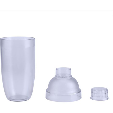 Auslaufsicherer, transparenter PC-Harz-Shaker für Milchtee, Cocktails und andere Getränke, 700 ml, Barzubehör (1/5)