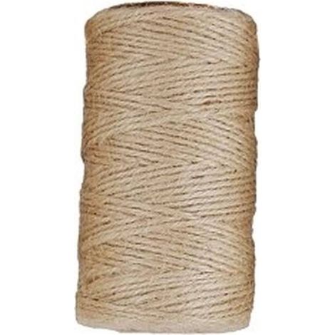 Corde de Jute 100 m - 2 mm - Écologique et Résistante - Idéale pour Décorations et Bricolage - Acier haute qualité - Beast