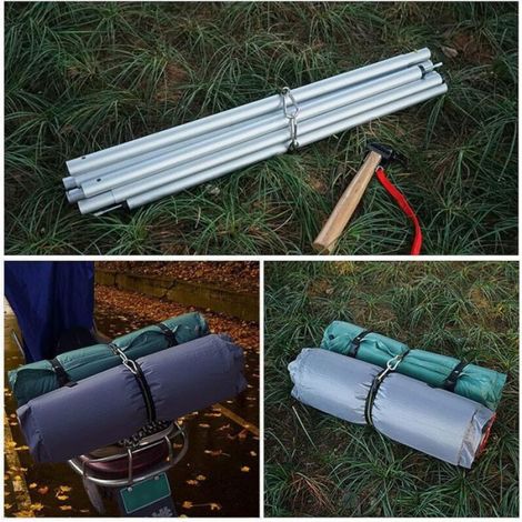 Tendeur En Caoutchouc - 60 Cm - 8 Mm D'Épaisseur - Pour Tentes Bâches Bagages Plein Air - Lot De 6 (1/5)