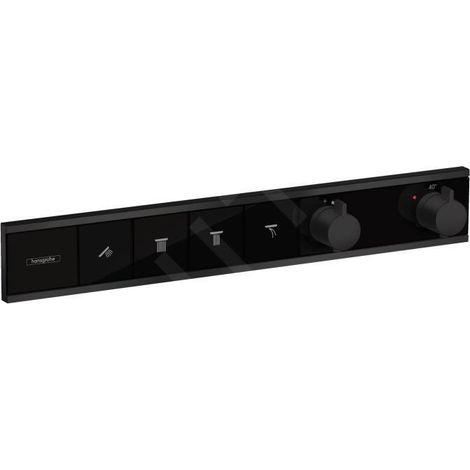 Hansgrohe RainSelect - Mitigeur encastré pour 4 sorties, noir mat 15382670