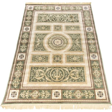 Tappeto per salotto stile persiano verde Rubine