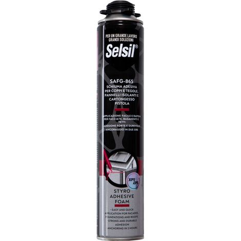SELSIL SCHIUMA POLIURET COPPI E TEGOLE PIST 750 ML- 12,0 pz