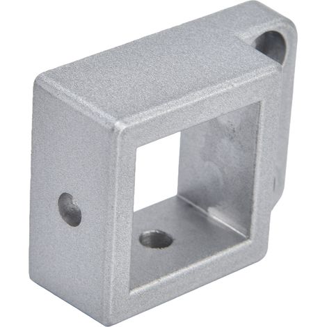 Raccord profilé aluminium base fixe angle droit 1 voie bloc liaison kit 1 pce (1/5)