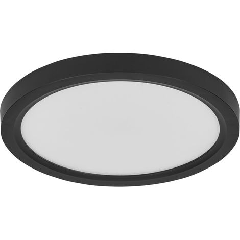 OSRAM Plafonnier LED Orbis Quickfix 195mm, 16W, 3000K Blanc chaud, 1200lm, Click-DIM, Noir, Plastique/Métal (1/4)