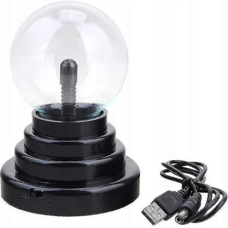 Veilleuse miniature 3 pouces à boule ionique, lumière d'ambiance électrostatique magique USB, lampe magique (1/3)