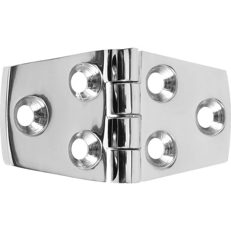 Charnière de porte caravane en acier inoxydable 316 avec mécanisme fermeture automatique, 38 x 76 (1/5)