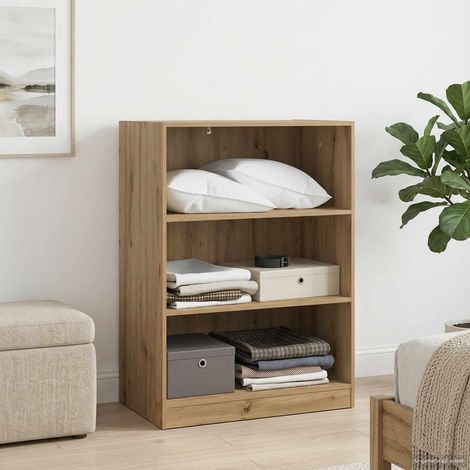 vidaXL Armoire avec étagère Chêne artisanal 77 x 48 x 102 cm PB