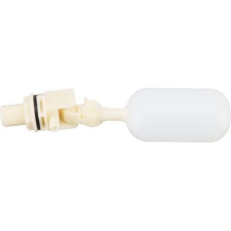 Vanne à Boisseau Sphérique à Flotteur, avec Bras Réglable pour Piscine, Aquariums, Aquariums, Alimentation de Remplissage Automatique, Filetage Mâle G1/2 (1/4)