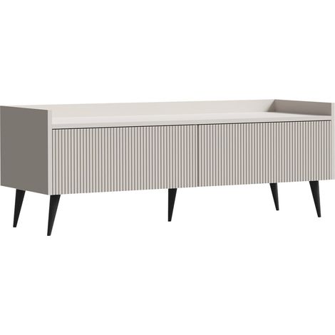 Mueble TV Mirfivu 106 , Número de puertas: 0, Número de cajones: 0, 121x45x41cm (1/5)