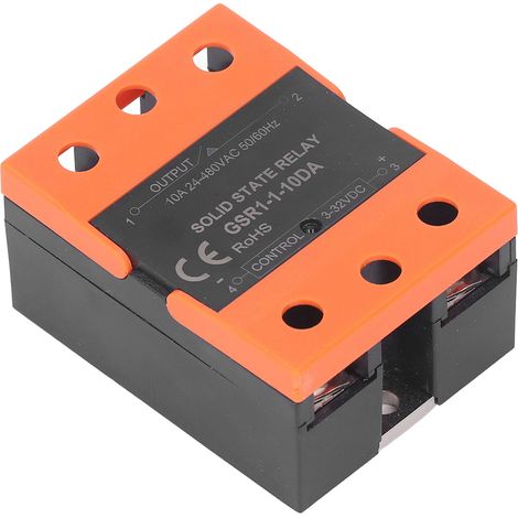 Relais à semi-conducteurs avec boîtier ABS pour contrôle industriel chimique, DC3-32V (1/5)