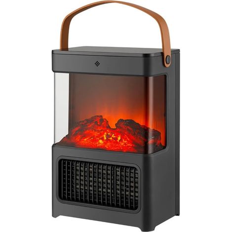 Chauffage Électrique Ventilateur Simulation De Flamme Chauffage Cheminée Chauffage Réglage Chauffage Électrique Ménage Salle De Bain Ventilateur D'air Chaud Facile à Utiliser (1/5)