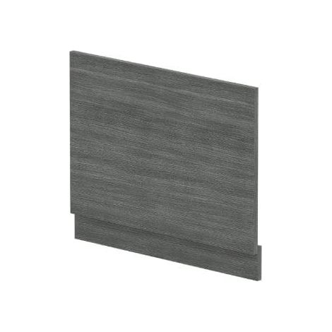 Nuie Anthracite Woodgrain 700mm End Bath Panel with Plinth - MPD511N (1/5)