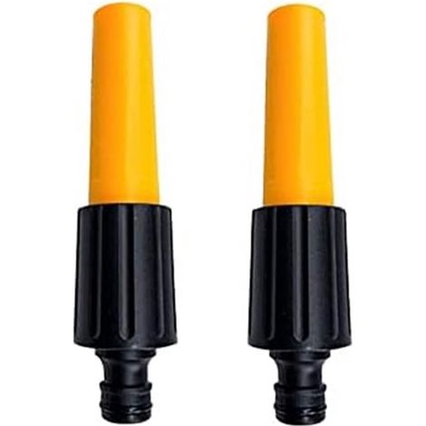 Ensemble de 2 arroseurs pour tuyau d'arrosage - Raccords pour tuyau d'arrosage - Réglable - Tête d'arrosage - Réglable - Pulvérisateur droit de 13 cm - Pour l'arrosage du jardin, la douche pour animau (1/5)