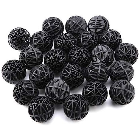 Semme Aquarium Bio Balls, Filtre De Réservoir De Poissons 50Pcs Biochimique Filtre Poreux Balle Biochimique avec Coton Aquarium Pond Filtre Matériel(46mm) (1/5)