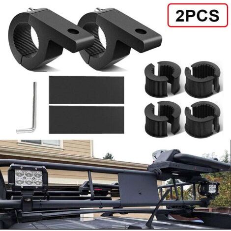 2er-Pack Motorrad-Scheinwerferhalterungen für Geländewagen, LKWs und Motorräder – Universelle Frontscheinwerferhalterungen (19–30 mm) (1/4)