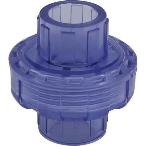 Manchon union pvc 20 25 32 40 50 63mm union 3 pieces pvc raccord piscine raccord union pvc pour pompe filtre (Diamètre Intérieur 20mm) (1/5)