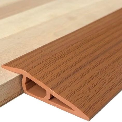 Bande de bordure de transition de plancher, bande de bordure de seuil, 70MM20MM1M, chêne jaune (1/5)