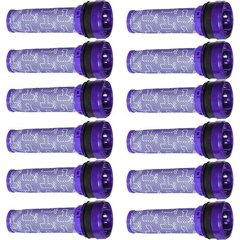 12 Stück Dyson Filter DC37 DC33C DC39 DC28C DC53 Pre-Filter Vormotorfilter Staubsauger (1/4)
