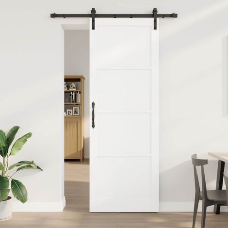 Puerta Corredera  83 x 232 cm Madera de Pino Maciza