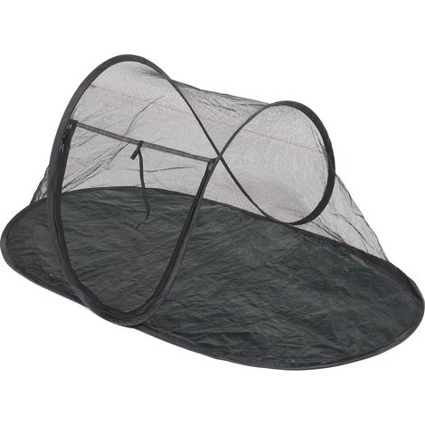 Enclos pour animaux de compagnie portable, respirant et pliable, idéal pour les voyages en plein air. (1/5)