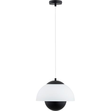 Suspension minimaliste métal noir/blanc E27 SETNA Alfa (1/2)