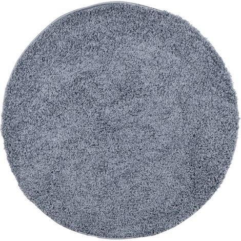 vidaXL Tappeto Shaggy PAMPLONA a Pelo Lungo Moderno Blu Ø 200 cm (1/5)