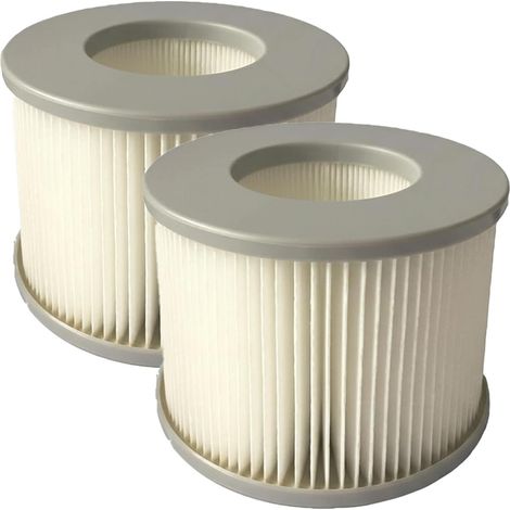 Lot de 2 cartouches filtrantes de rechange pour piscines gonflables - Pour sous-marins chauds et spa à bulles portable - Modèle à partir de 2020 (1/5)