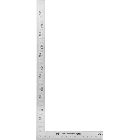 90-Grad-Winkelmesser/Quadratmesswerkzeug aus Edelstahl 300x150mm(01) (1/5)