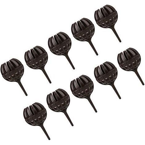 BUNTHAUS Lot de 10 paniers d'engrais pour bonsaï avec piquets, boîte d'engrais de culture pour bonsaï, orchidée, fleur, petite plante (1/4)