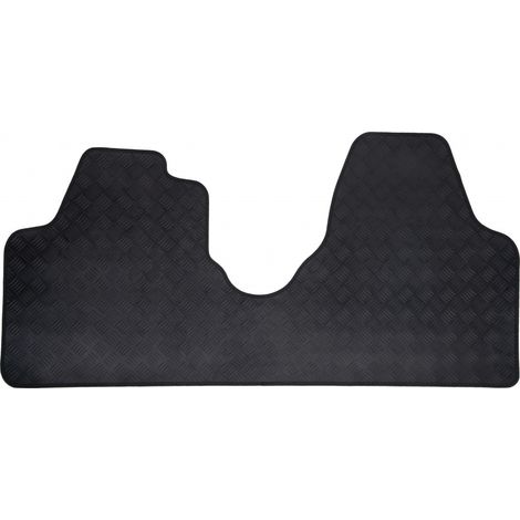 Tapis de voiture utilitaire - Sur Mesure pour CITROEN Jumpy / PEUGEOT Expert / FIAT Scudo (De 01/2007 à 12/2016) - 1 pièce - Tapis de sol antidérapant pour utilitaire - Souple - 100% Caoutchouc (1/5)
