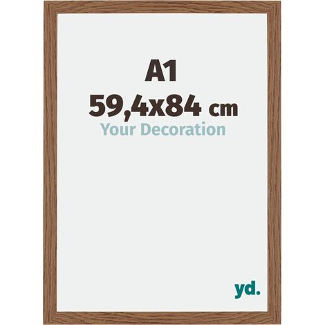Cadre Puzzle A1 - 59.4x84 cm - Chêne Rustique - MDF - Mura. (1/5)