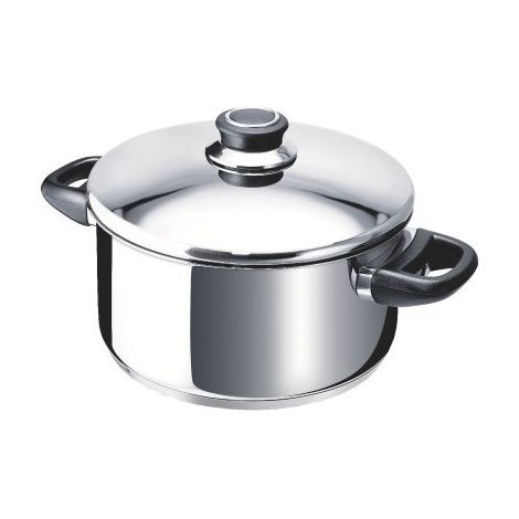 Cacerola acero inoxidable 24cm + tapa - 12031244 - Beka -