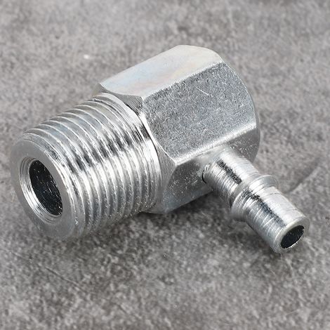 Ansaugkrümmer-Vakuumanschluss 90° 3/8NPT-1/4 Schlauchnippel Fahrzeugmodifikation 4535Z (1/5)