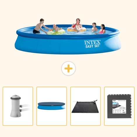 Intex Piscine Easy Set Ronde - 457x84 cm - 5-pièces  S195 (1/5)