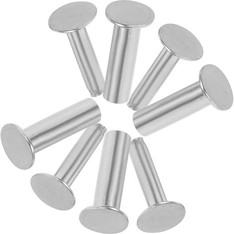 Kit de 4 Paires de Rivets pour Manche de Couteau en Acier Inoxydable, Support de Montage pour Fixation Solide, Cuisine et Bricolage de Poignées de Couteaux (1/5)