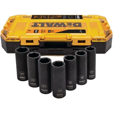 DeWalt 7-tlg. Stecknüssen-Set MCLAREN Design in einer robusten Box