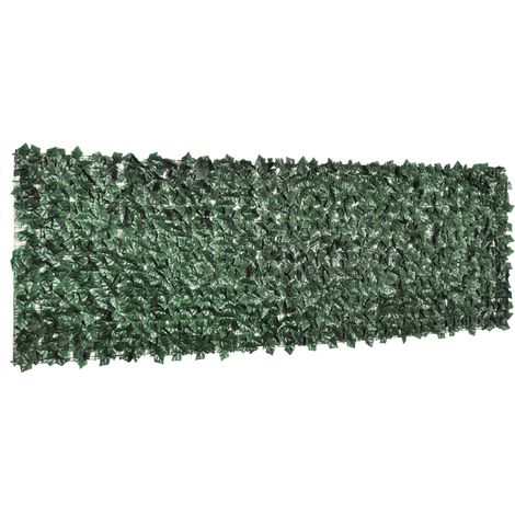 Künstliche Heckenrolle für Balkon und Garten, UV-beständiges PE, künstliche Hecke mit dunkelgrünen Blättern, 300 x 100 cm